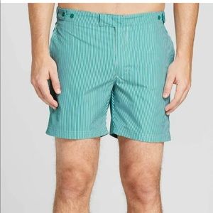 MENS SOUTHBEACH SWIM TRUNKS W/ ADJUSTABLE WAIST
